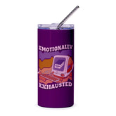 Emotionally Exhausted Retro Computer Tumbler product